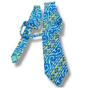 50s - 60s 100% Silk Tie Incredible Vintage Design Thailand Thai Silk
